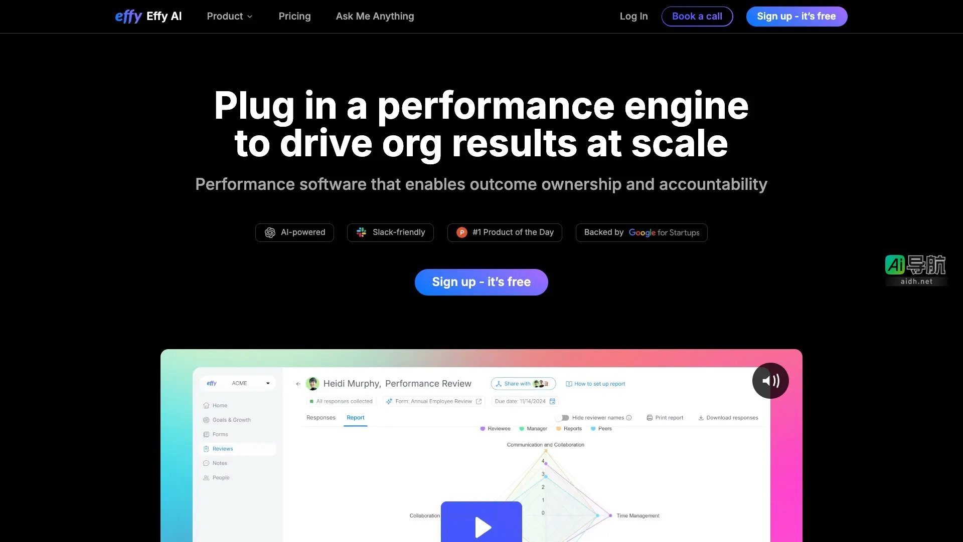 Effy AI 提供高效的绩效管理软件，助力组织战略执行与团队成长