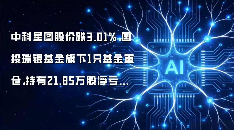 中科星图股价跌3.01%,国投瑞银基金旗下1只基金重仓,持有21.85万股浮亏损失34.75万元