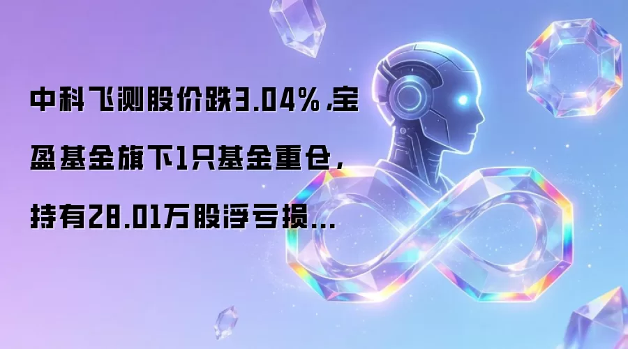 中科飞测股价跌3.04%，宝盈基金旗下1只基金重仓，持有28.01万股浮亏损失208.93万元