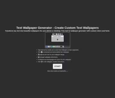TextWallpaper