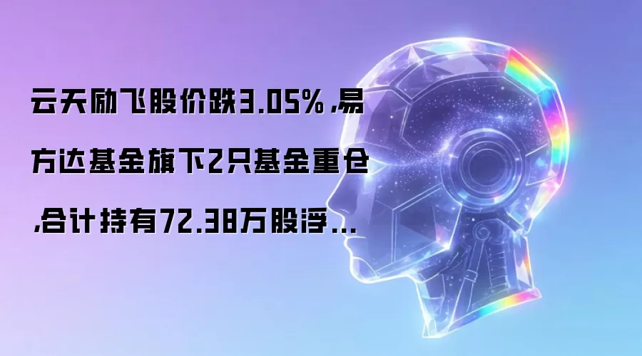 云天励飞股价跌3.05%，易方达基金旗下2只基金重仓，合计持有72.38万股浮亏损失170.09万元