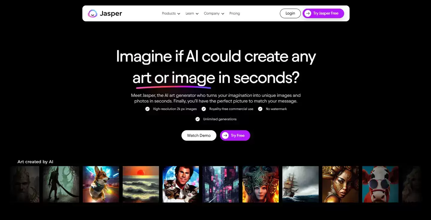 Jasper Art操作界面