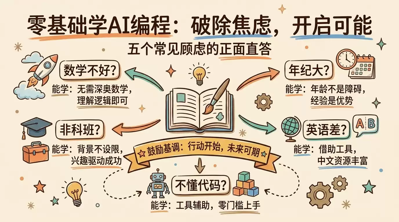 AI 编程入门:零基础怎么学?2026 别再先学语法了