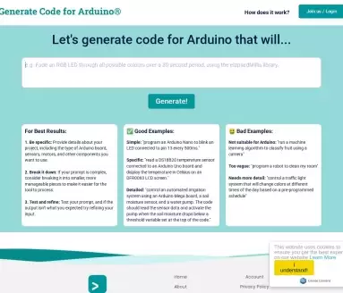 Duino Code Generator