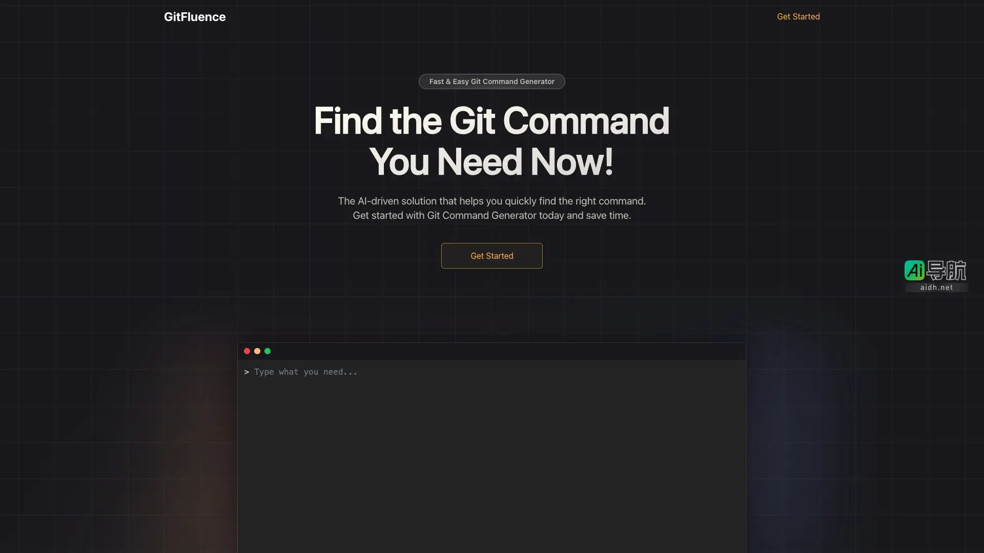GitFluence 提供AI驱动的Git命令生成器,快速找到所需命令