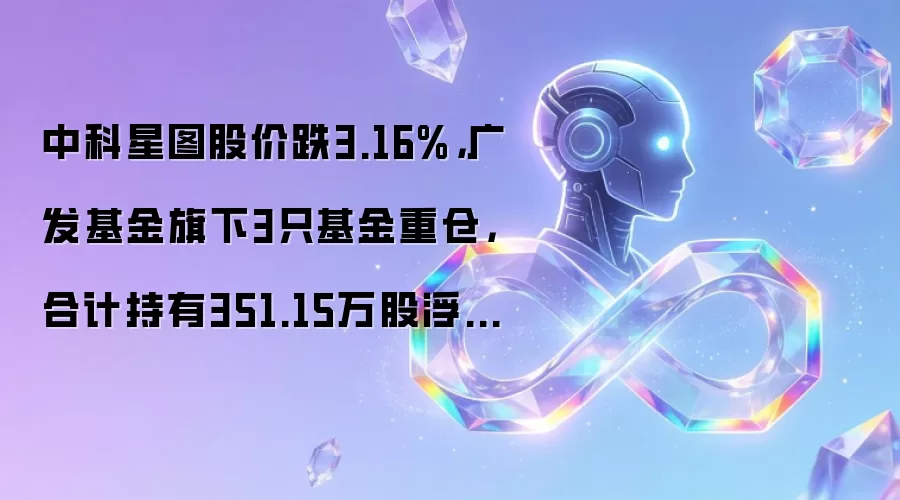 中科星图股价跌3.16%,广发基金旗下3只基金重仓,合计持有351.15万股浮亏损失561.84万元