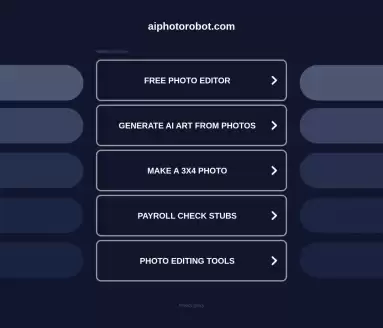 AI Photo Robot