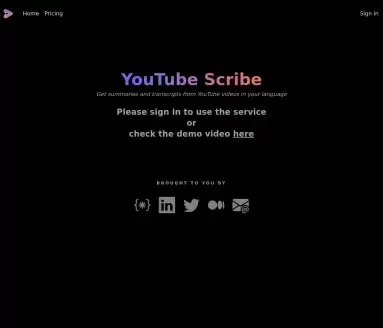 YouTube Scribe