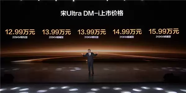 年度最值得买的B级SUV!比亚迪宋Ultra DM-i上市:12.99万起