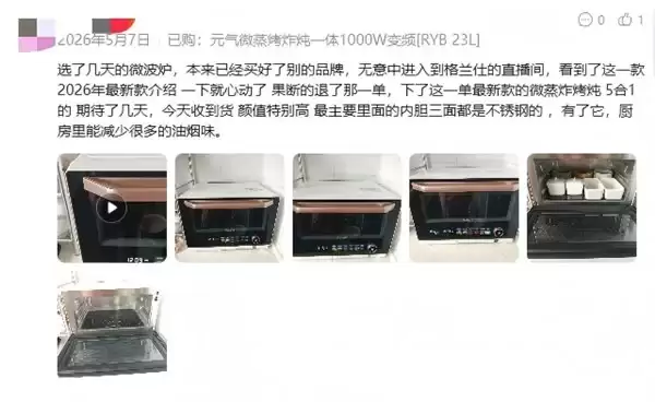 口碑好的微蒸烤一体机推荐:格兰仕元气炉RYB适配小户型厨房