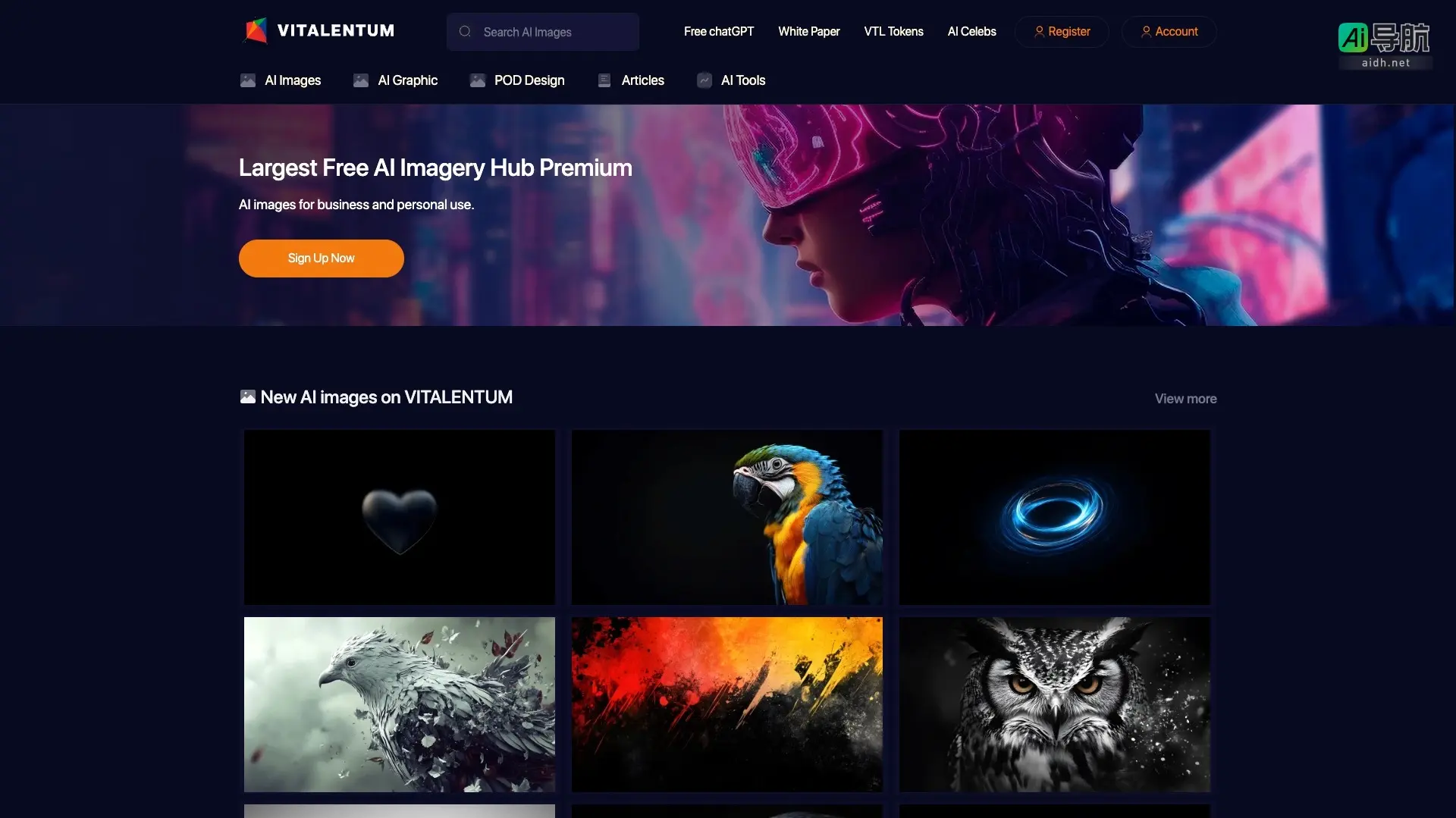 Vitalentum.net 提供免费高质量AI图像和设计工具,助力创意表达与商业应用