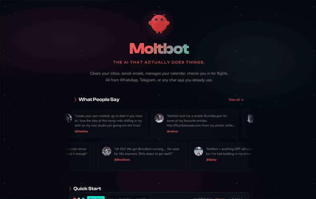 Moltbot-开源的自托管AI智能体助手