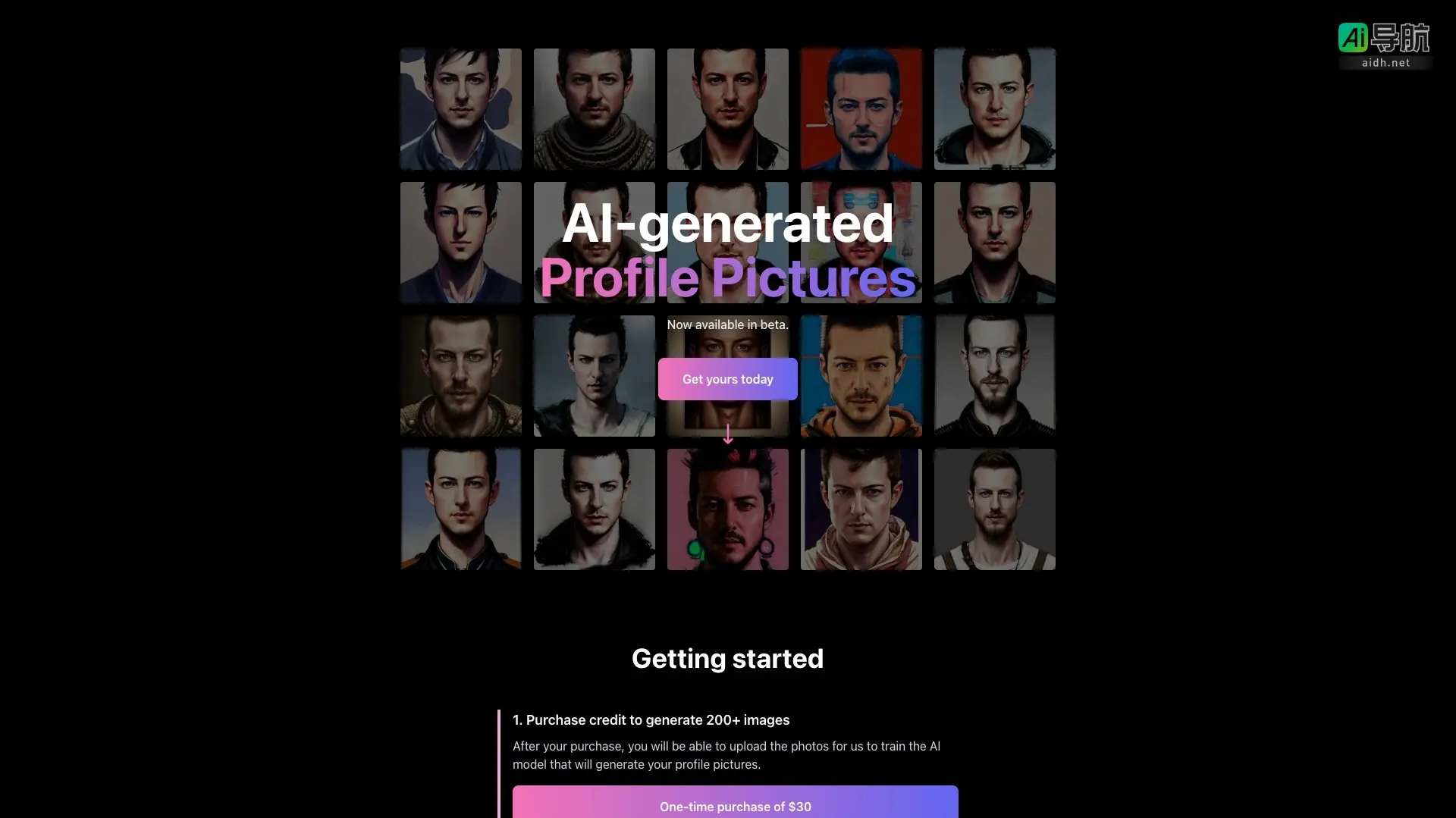 AI Profile Pictures 提供AI生成的个性化头像服务,助你轻松获取独特的社交媒体形象