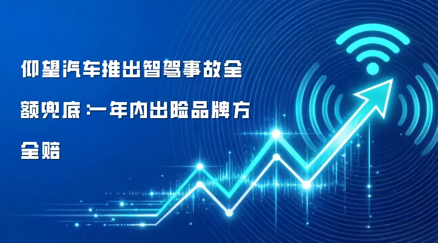 仰望汽车推出智驾事故全额兜底：一年内出险品牌方全赔
