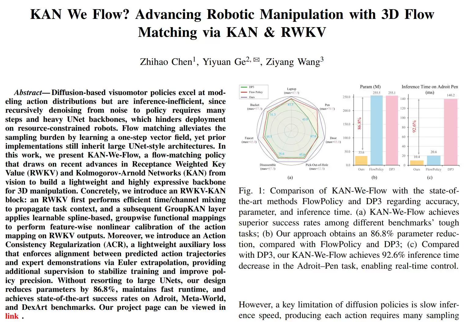 ICRA 2026|KAN We Flow?(机器人控制)