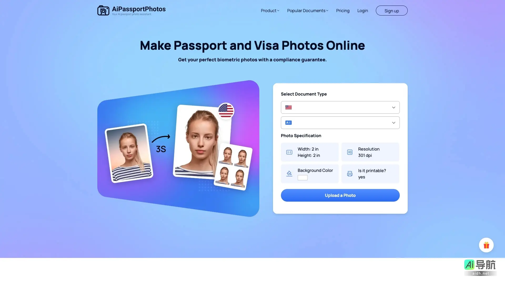 AiPassportPhotos 提供快速、合规的在线护照照片生成服务，省时省钱，确保照片通过审核