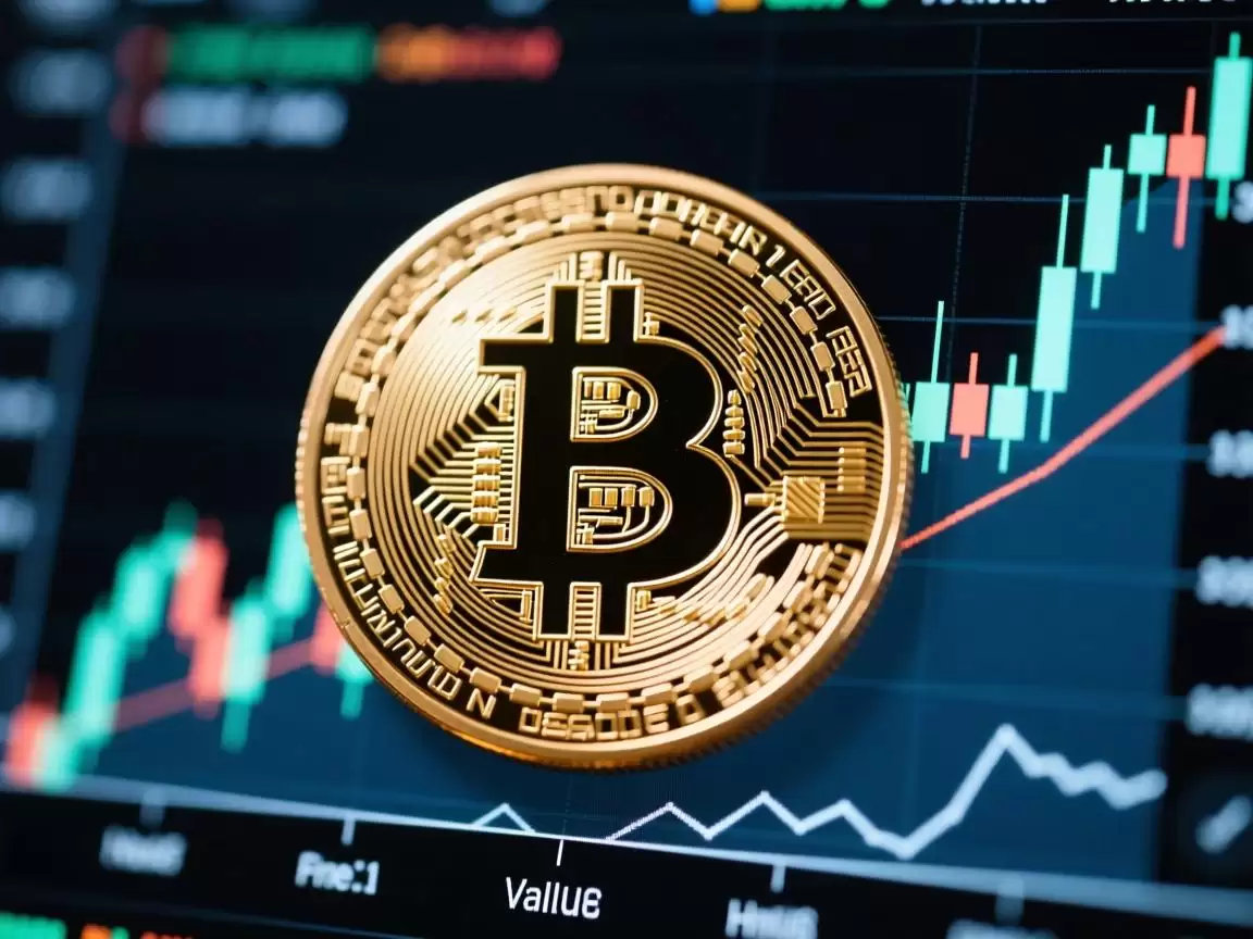 比特币价格虚线图，波动背后的市场情绪与价值迷思