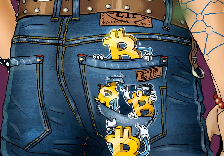现货比特币ETF资金流出趋势图
