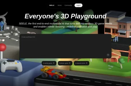 Seele AI-全球首个端到端AI 3D游戏生成工具