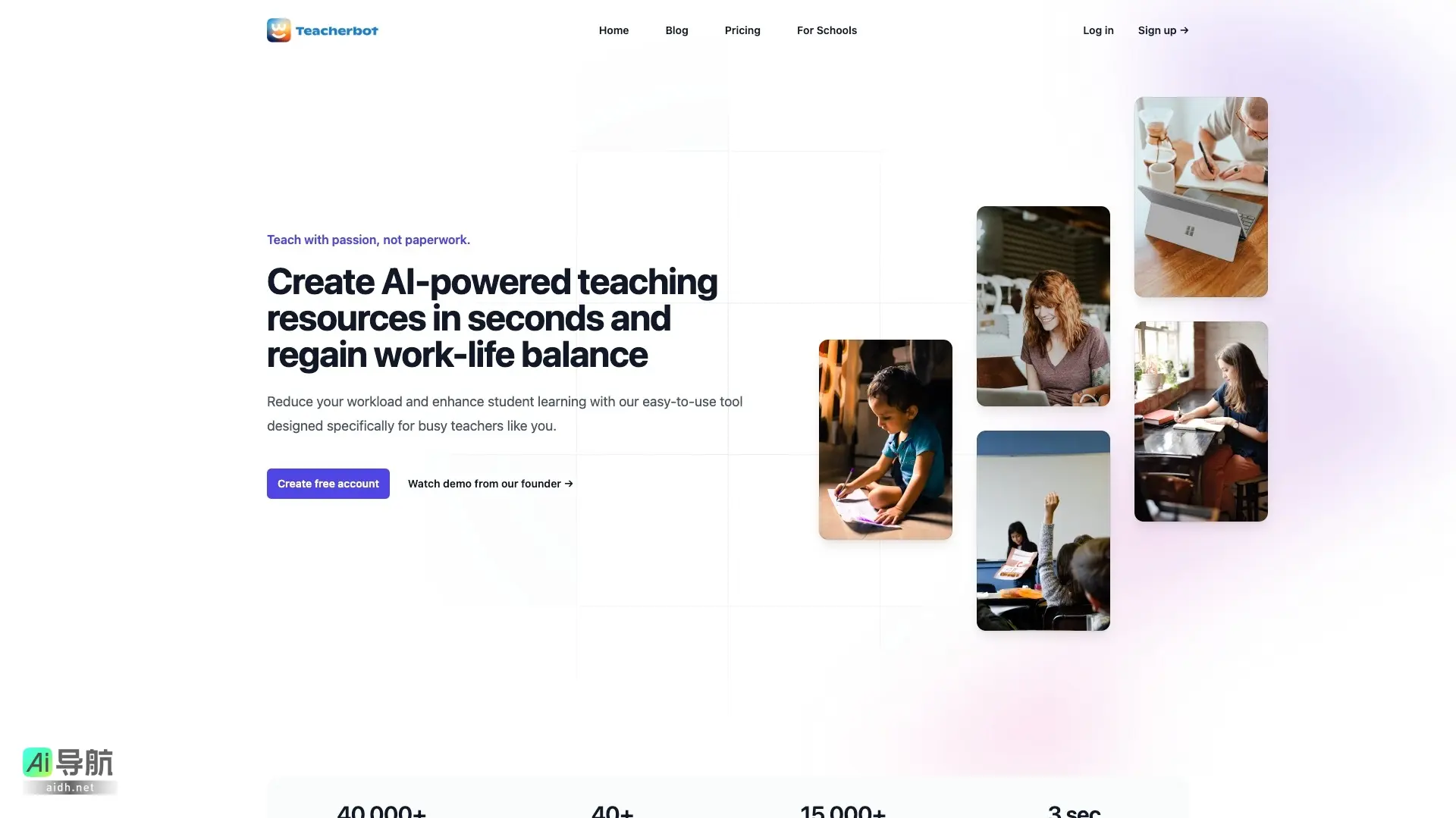 Teacherbot 帮助教师快速创建高质量教学资源，减轻工作负担，专注于学生学习