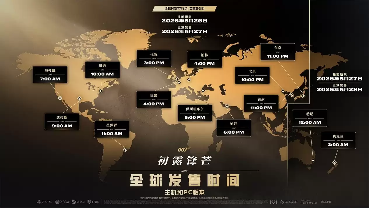重生之我是詹姆斯·邦德,《007:初露锋芒》现已正式上线