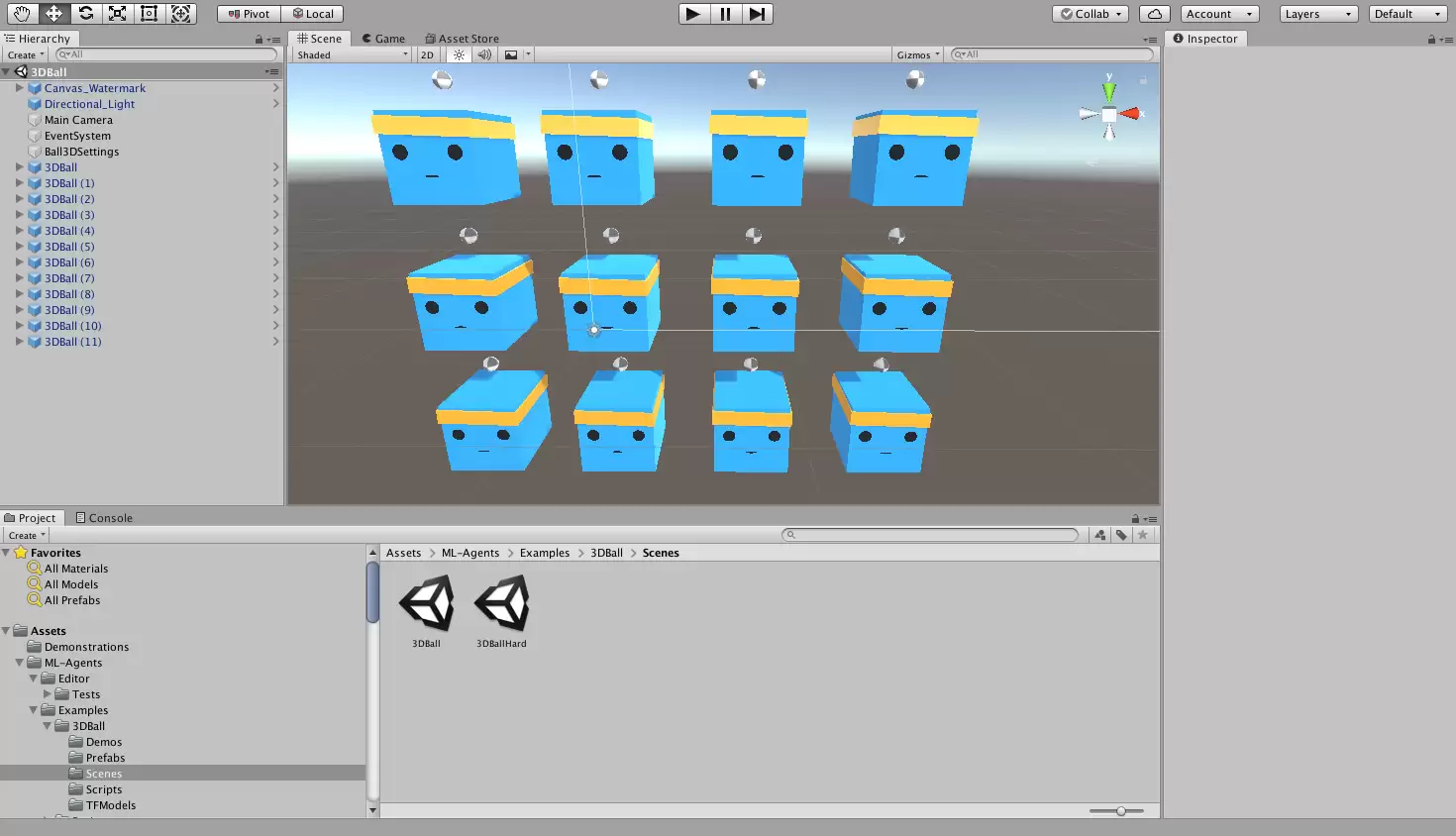 Unity编辑器界面