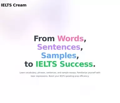 Cream: IELTS Speaking Prep App