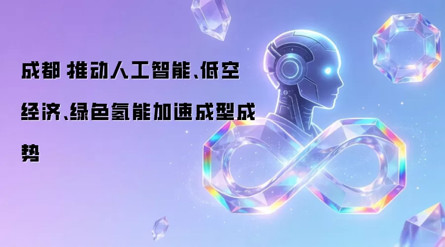 成都:推动人工智能、低空经济、绿色氢能加速成型成势