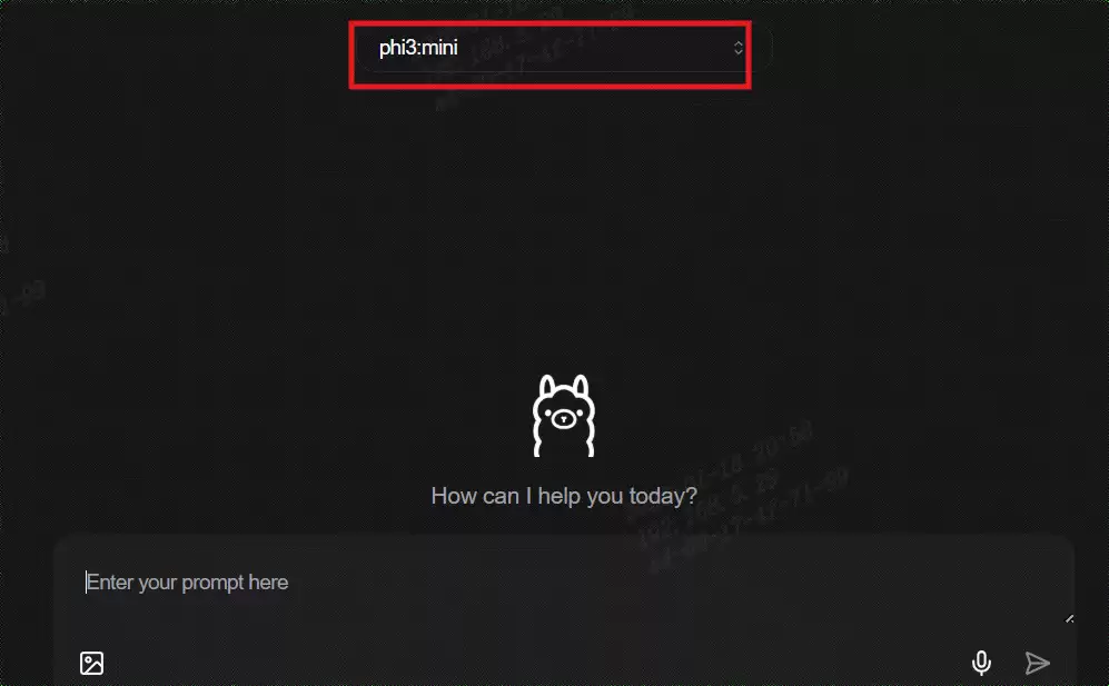 选择phi3:mini模型