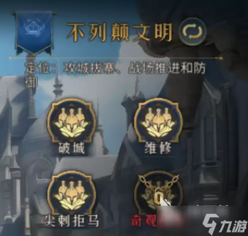 帝国权杖与文明技能介绍 帝国权杖与文明技能特性一览