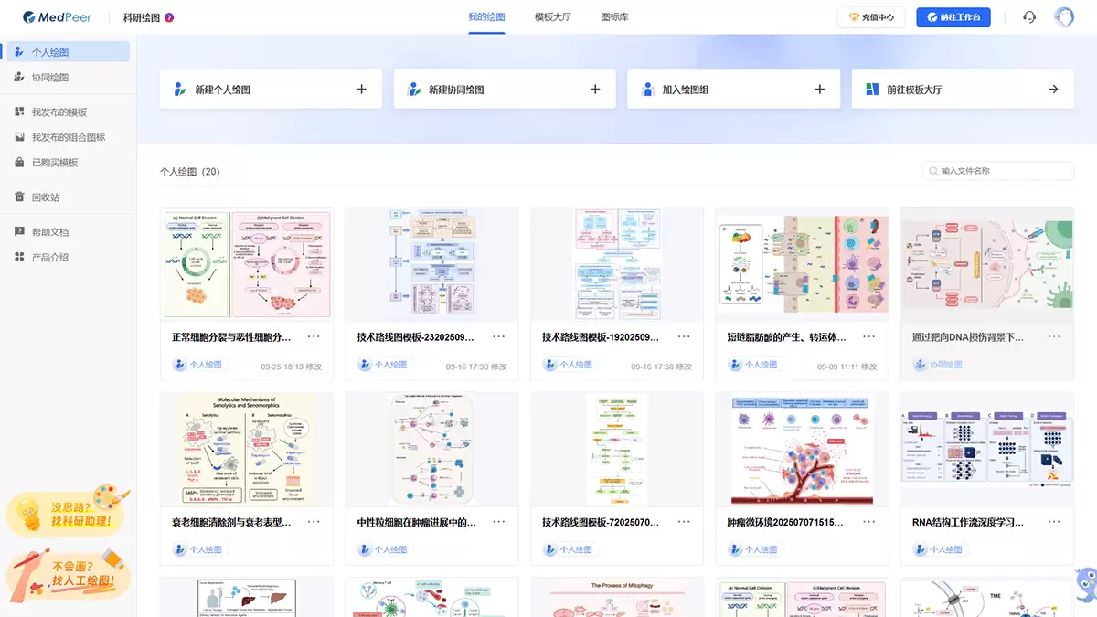 MedPeer科研绘图-生物医学领域的专业绘图解决方案