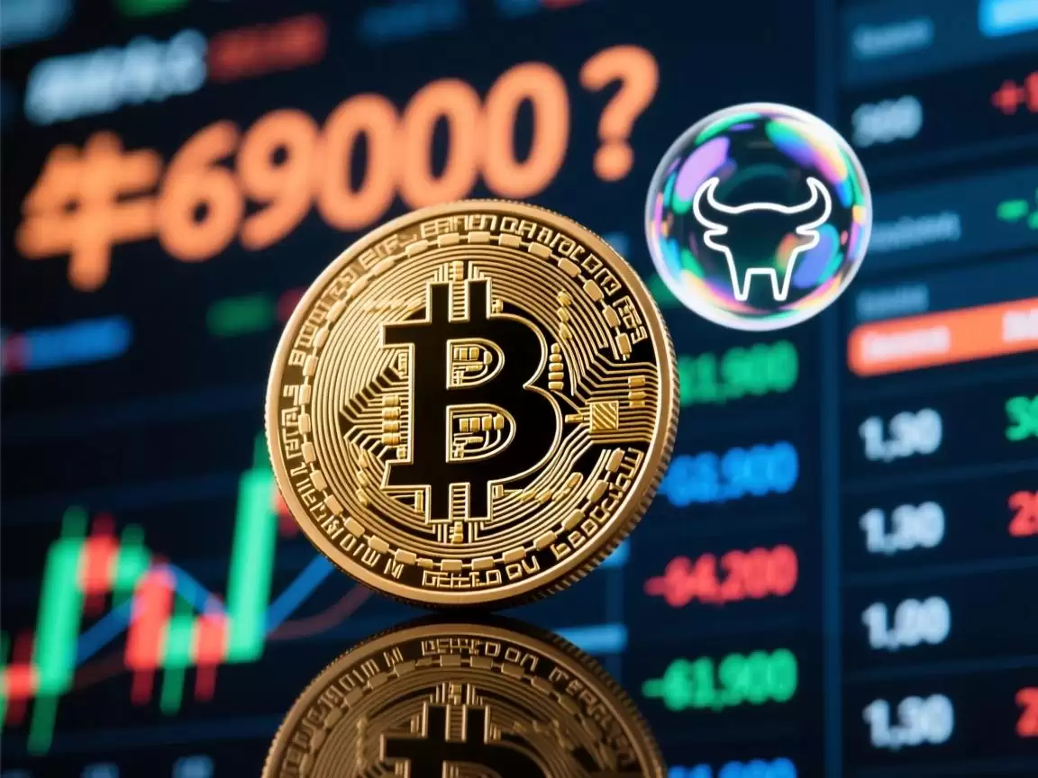 比特币价格再破69000美元,牛市信号还是泡沫预警? 比特币价格再破69000美元,牛市信号还是泡沫预警?