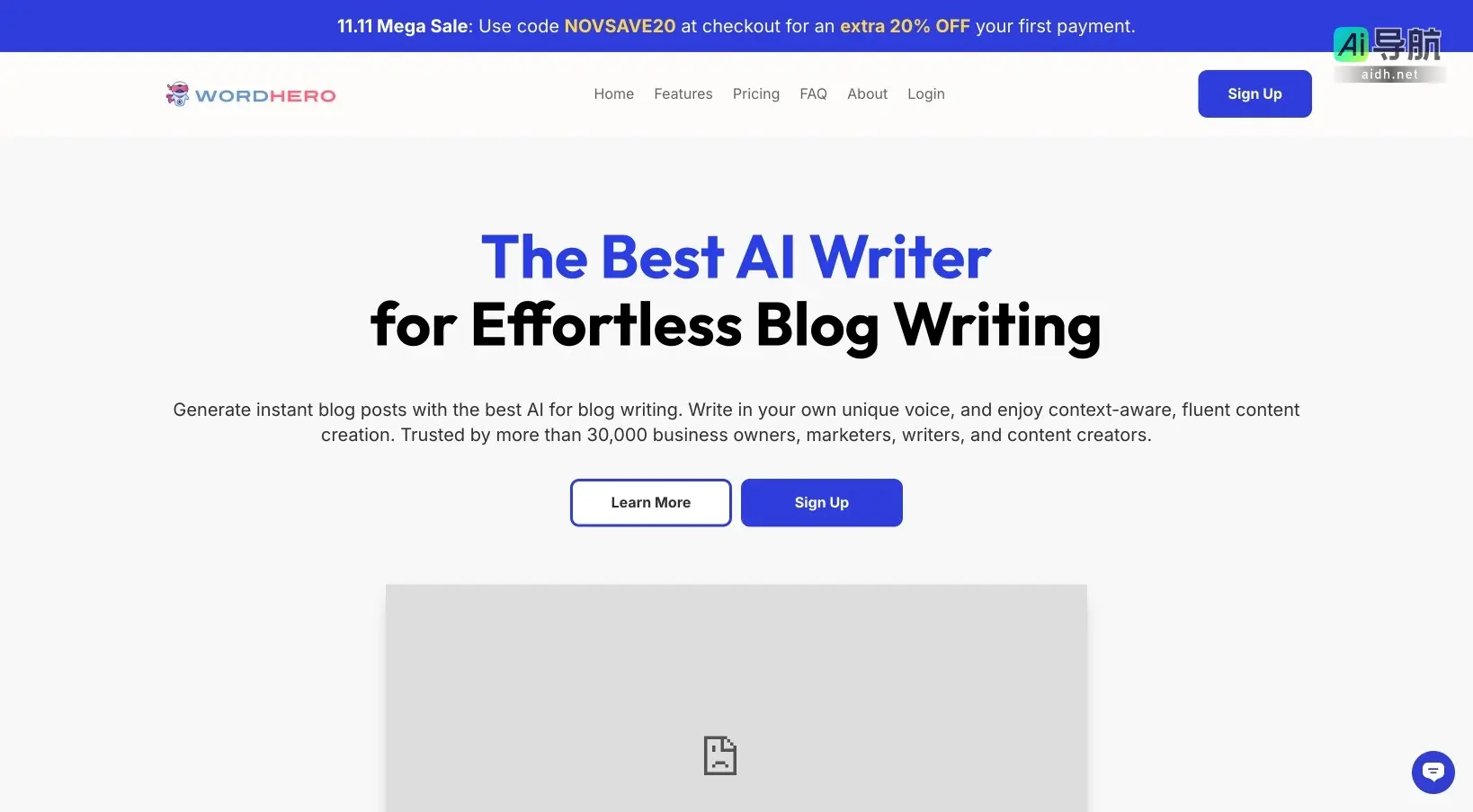 Word Hero 是一个高效的AI写作工具，帮助用户快速生成SEO优化的博客内容