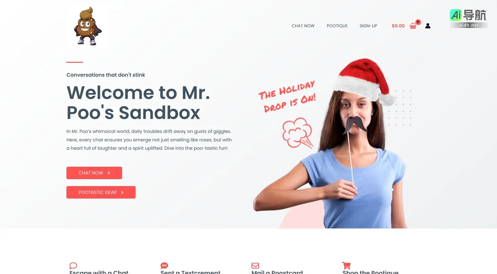 Mr. Poo’s Sandbox 在Mr. Poo的沙盒中,体验幽默对话,享受轻松愉快的交流与快乐
