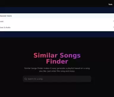 Similar Songs Finder