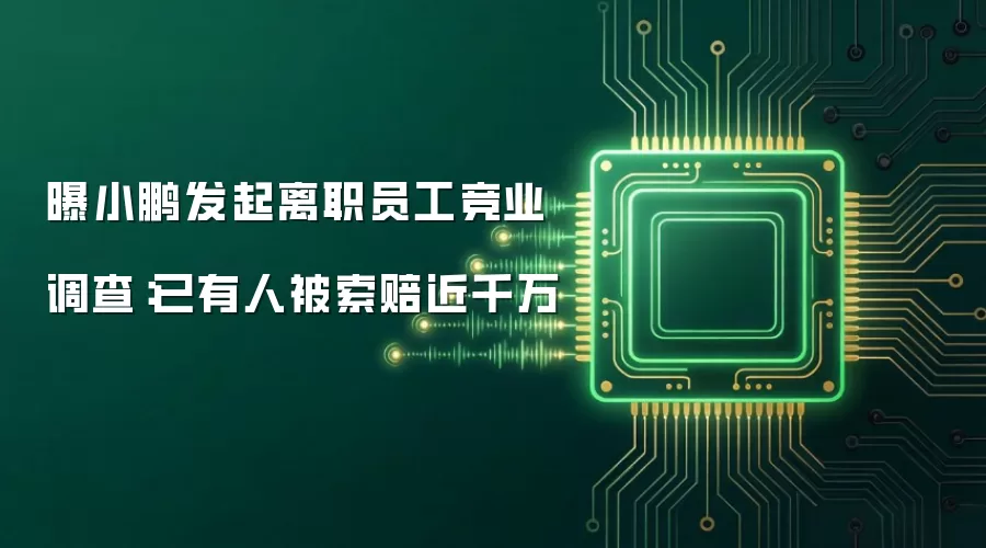 曝小鹏发起离职员工竞业调查：已有人被索赔近千万