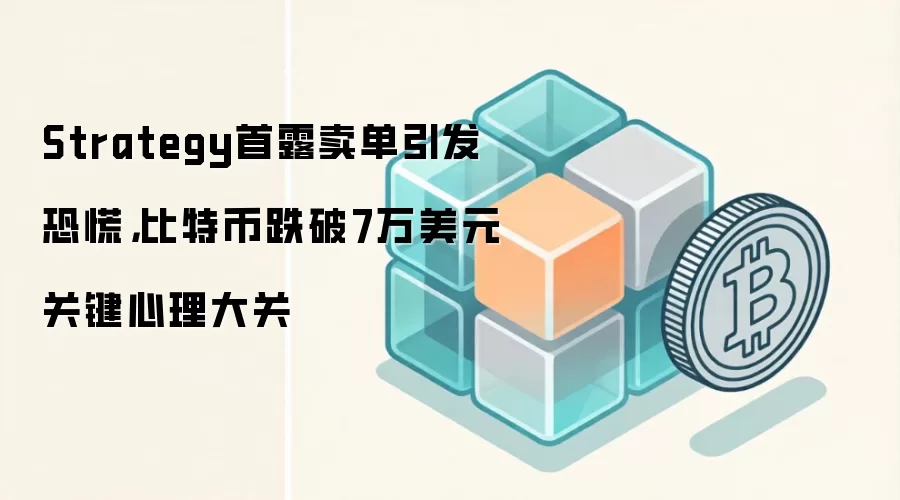 Strategy首露卖单引发恐慌，比特币跌破7万美元关键心理大关