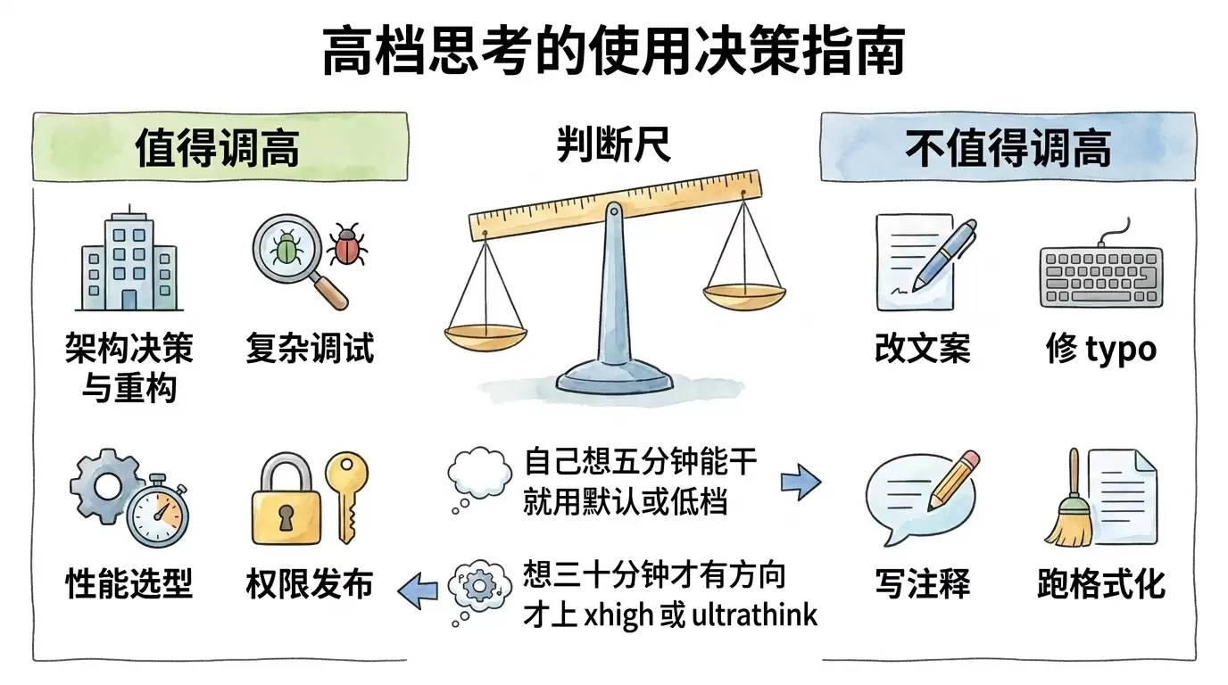 Claude Code thinking modes 新手指南:effort 与 ultrathink 怎么用
