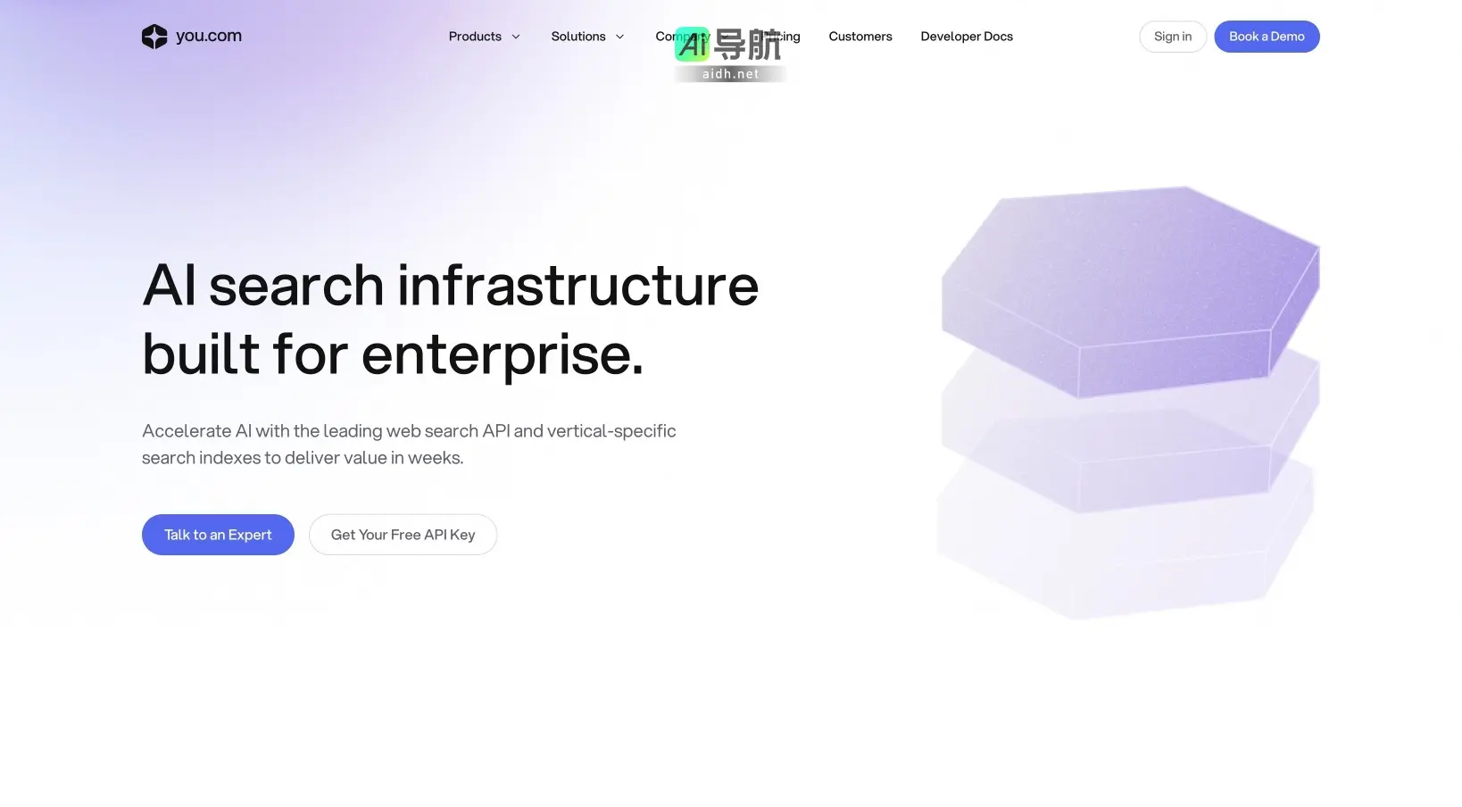 You AI 为企业提供精准、安全的AI搜索基础设施，助力快速创新与高效应用