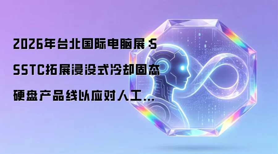 2026年台北国际电脑展:SSSTC拓展浸没式冷却固态硬盘产品线以应对人工智能数据中心散热挑战