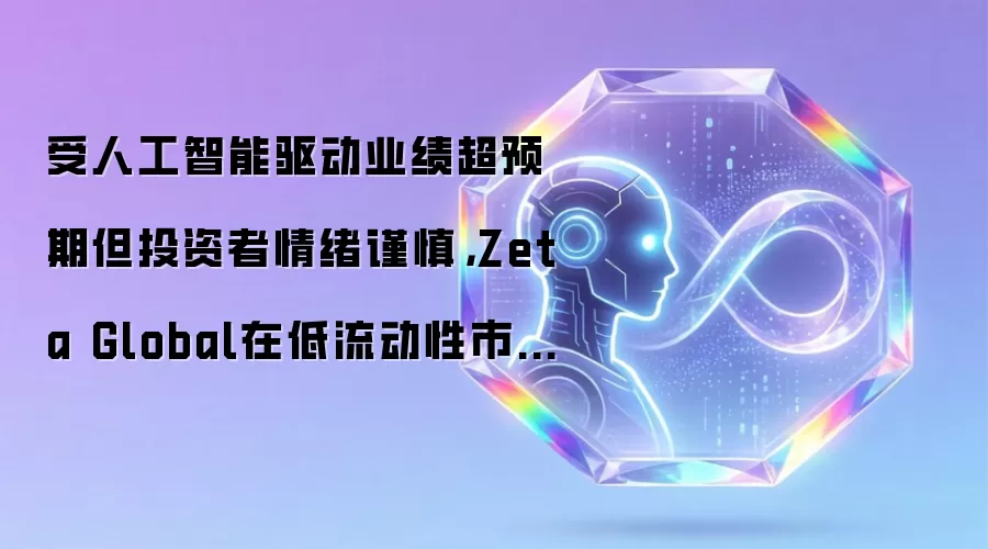 受人工智能驱动业绩超预期但投资者情绪谨慎，Zeta Global在低流动性市场中领跑
