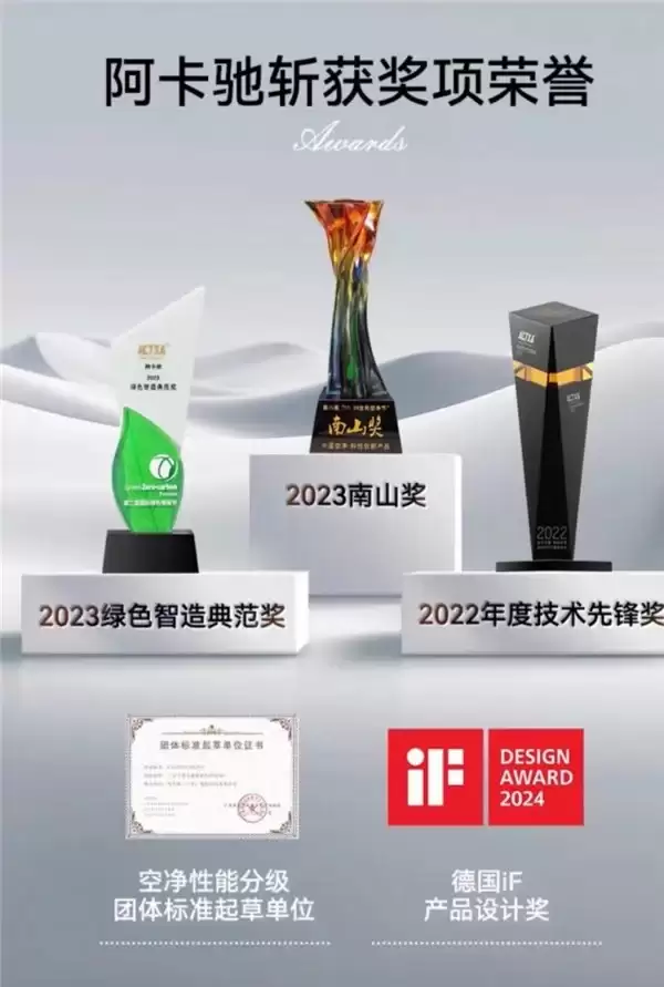 母婴家庭空气净化器推荐：ACTXA阿卡驰H13滤网+0臭氧，43项权威消杀认证守护健康