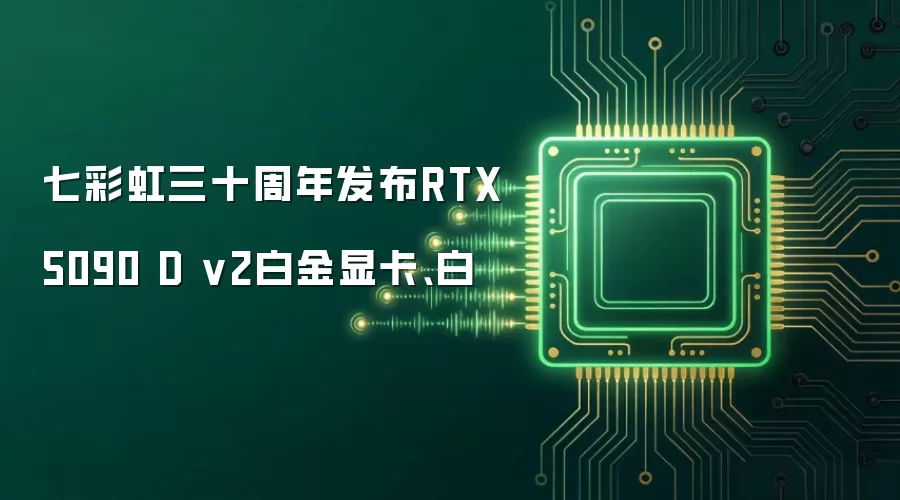 七彩虹三十周年发布RTX 5090 D v2白金显卡、白
