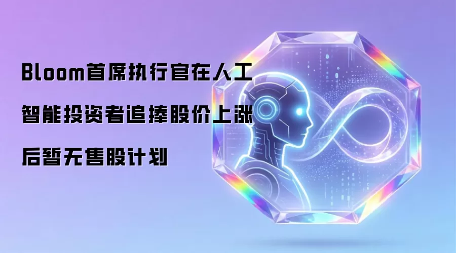 Bloom首席执行官在人工智能投资者追捧股价上涨后暂无售股计划