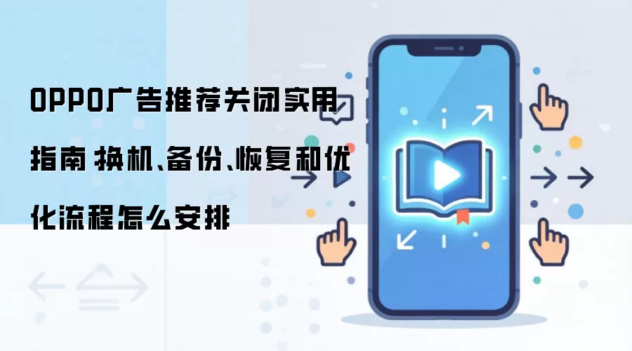OPPO广告推荐关闭实用指南：换机、备份、恢复和优化流程怎么安排