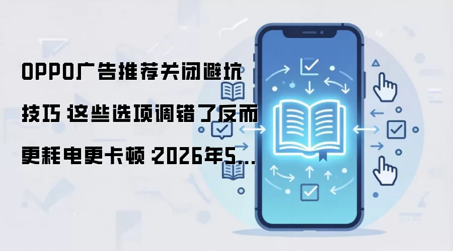 OPPO广告推荐关闭避坑技巧:这些选项调错了反而更耗电更卡顿:2026年5月还有哪些新变化值得关注