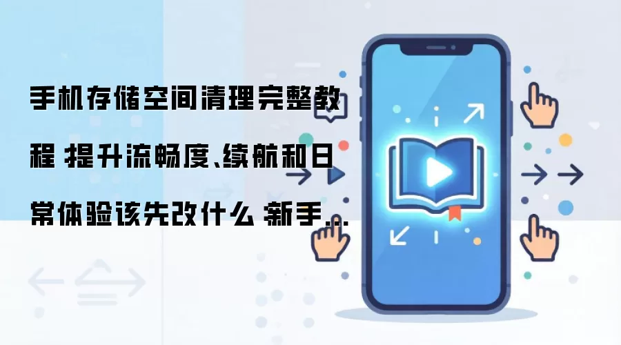 手机存储空间清理完整教程:提升流畅度、续航和日常体验该先改什么:新手先看哪些关键点