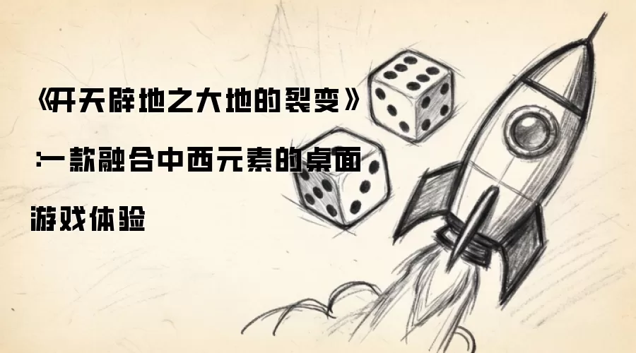 《开天辟地之大地的裂变》：一款融合中西元素的桌面游戏体验