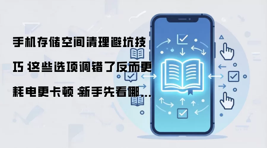 手机存储空间清理避坑技巧:这些选项调错了反而更耗电更卡顿:新手先看哪些关键点