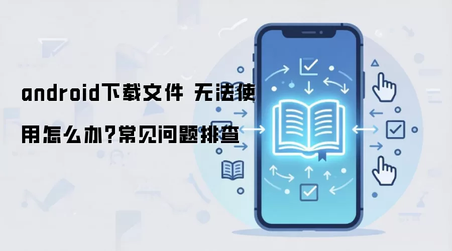 android下载文件 无法使用怎么办?常见问题排查